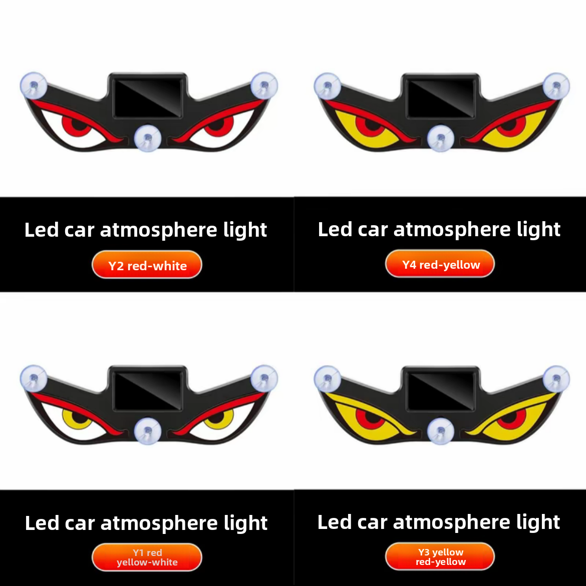 Solar Demon Eye LED Car Window Light