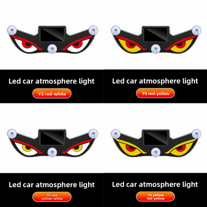 Solar Demon Eye LED Car Window Light