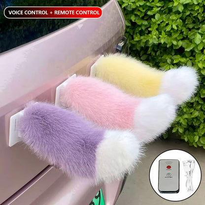Interactive Plush Electric Car Tail - Voice & Remote Controlled