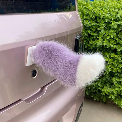 Interactive Plush Electric Car Tail - Voice & Remote Controlled