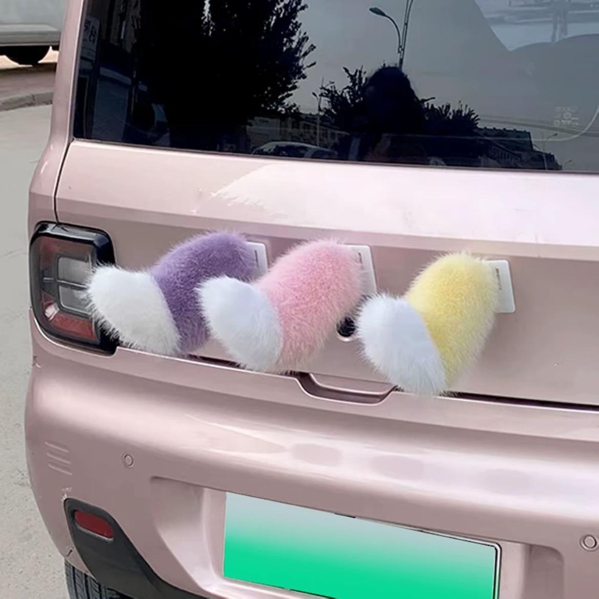 Interactive Plush Electric Car Tail - Voice & Remote Controlled