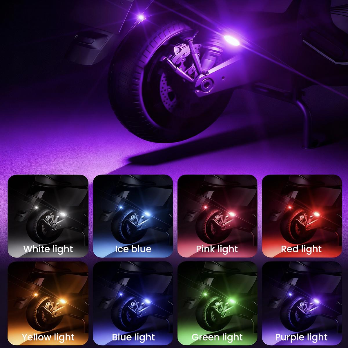 Remote-Controlled RGB Aircraft Light with 8 LED Eyes – USB Rechargeable Vehicle Decoration