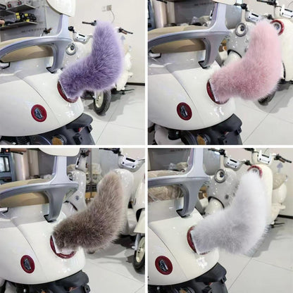 Interactive Plush Electric Car Tail - Voice & Remote Controlled
