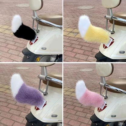 Interactive Plush Electric Car Tail - Voice & Remote Controlled