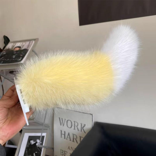Interactive Plush Electric Car Tail - Voice & Remote Controlled